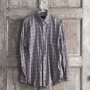 Lands’ End flannel button-down